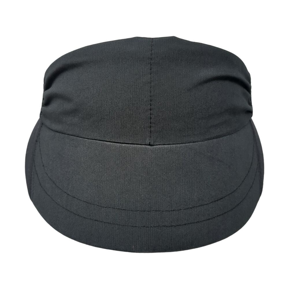 Lululemon Strapback Sun Visor Hat Solid Black One… - image 1